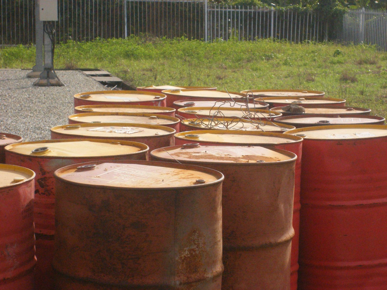 Waste Drums Fuel Oil Waste Recovery